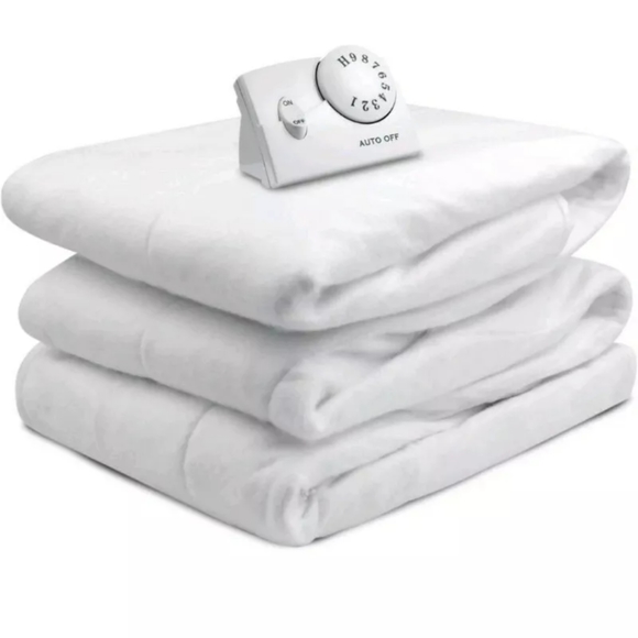Biddeford Bedding Biddeford Heated Mattress Pad Size Full White